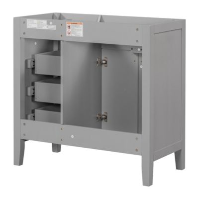  36" Bathroom Cabinet Base with Drawers