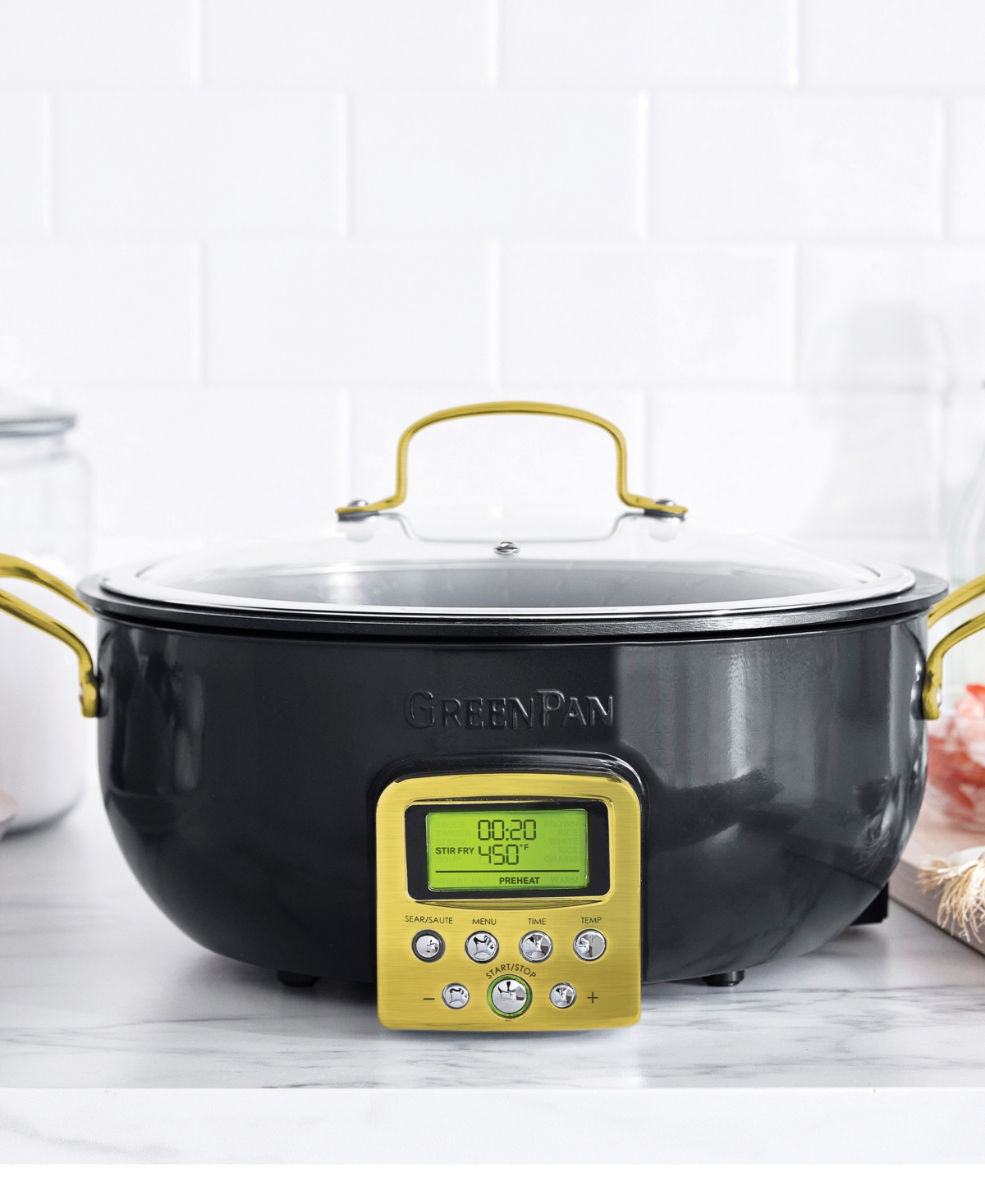 Greenpan Elite 17.2" Reserve Essential Skillet In Black