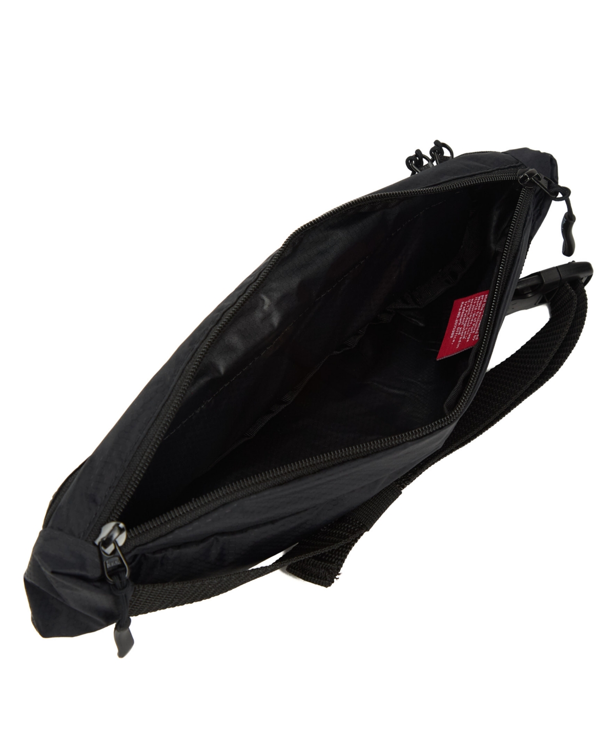 Manhattan Portage Fabric Covert Belt Bag In Black