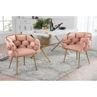 Streamdale Modern Luxury Velvet Single Sofa Chair Set for Lazy Person