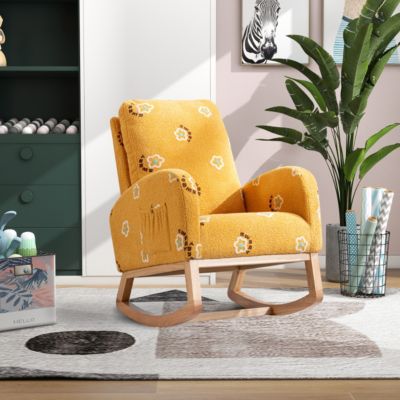 Modern Rocking Chair for Nursery & Accent