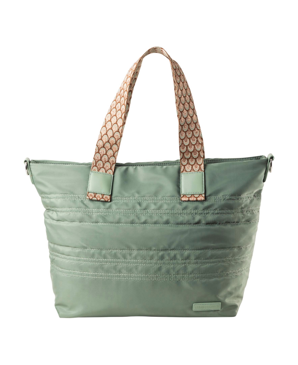 Hear The Music Nylon Tote Bag - Deep Green