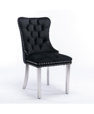 Simplie Fun Nikki Collection Modern, High-End Tufted Solid Wood Contemporary Velvet Upholstered Dining