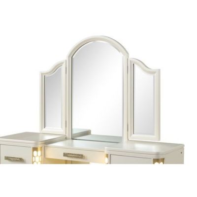 Jasmine Vanity Set With Side LED Lightning Made With Wood
