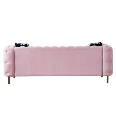 Velvet Chesterfield Sofa, 84