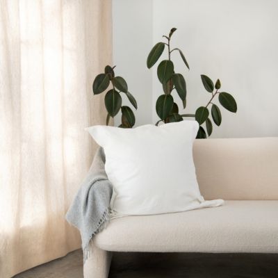 French Linen Flanged Euro Sham