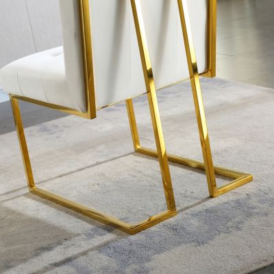 Modern Velvet Dining Chairs (Set of 2)