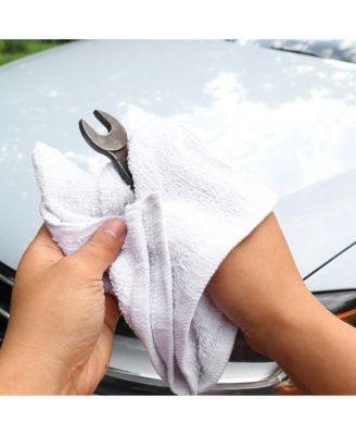 Terry Towels 14x17in Multi-Purpose Cotton Cleaning Cloths, Pack of 60