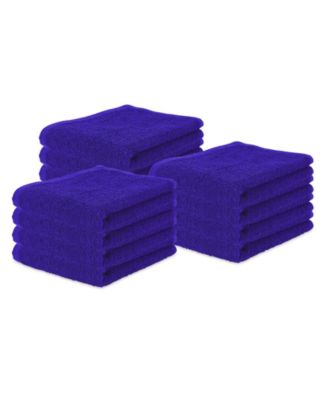 Terry Polishing Hand Towels (12 Pack), 16x27 in., Heavy 550 GSM, Absorbent Cotton, Multi-Purpose, Reusable, Color Options