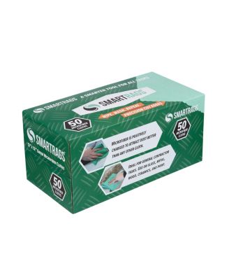 Arkwright Smart Rags Microfiber Cleaning Cloths (Box of 50), 12x12 in., Reusable, Multi-Purpose, Color Options