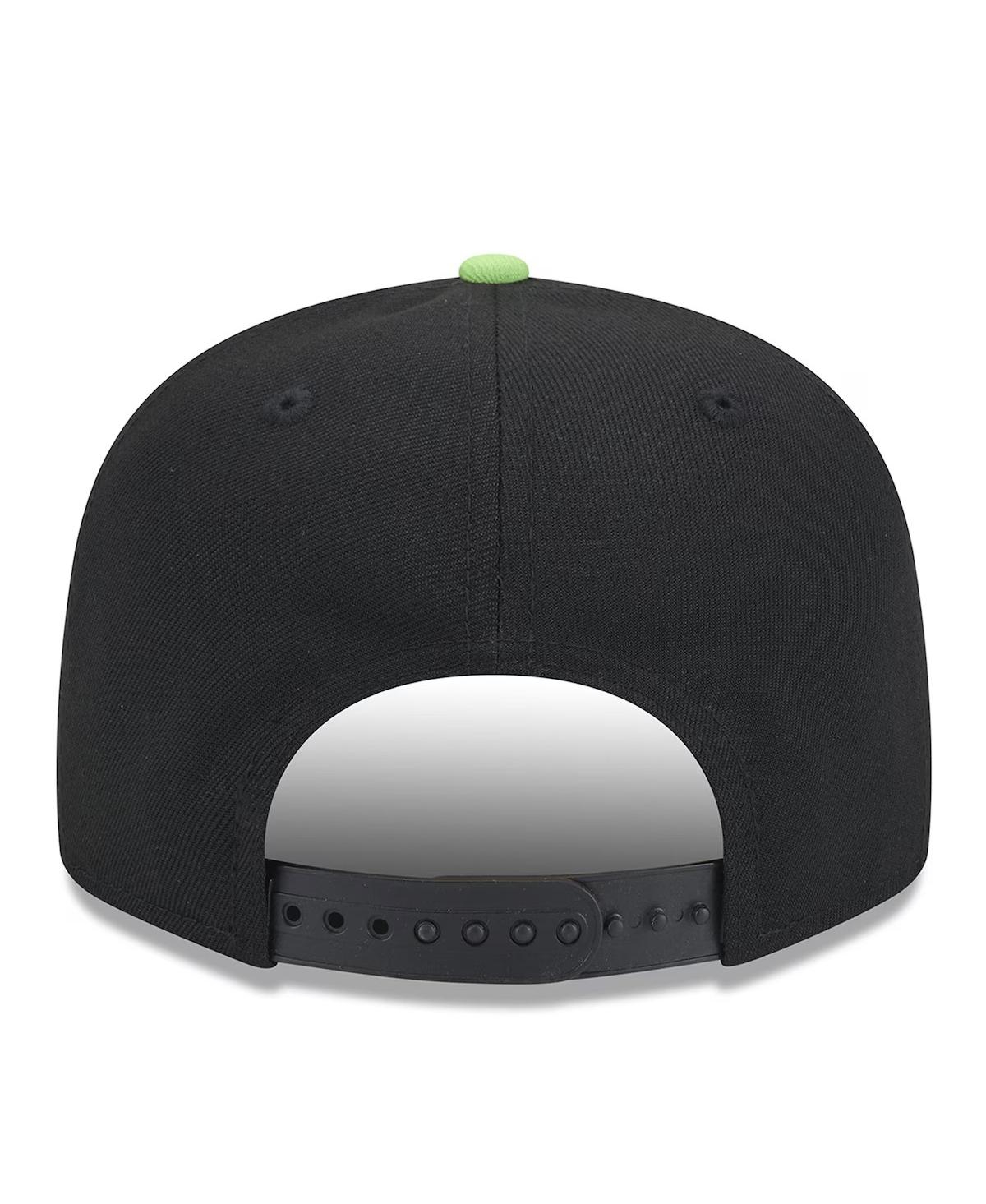 New Era Men's Black Tampa Bay Rays 2024 City Connect 9fifty Snapback Hat In Black