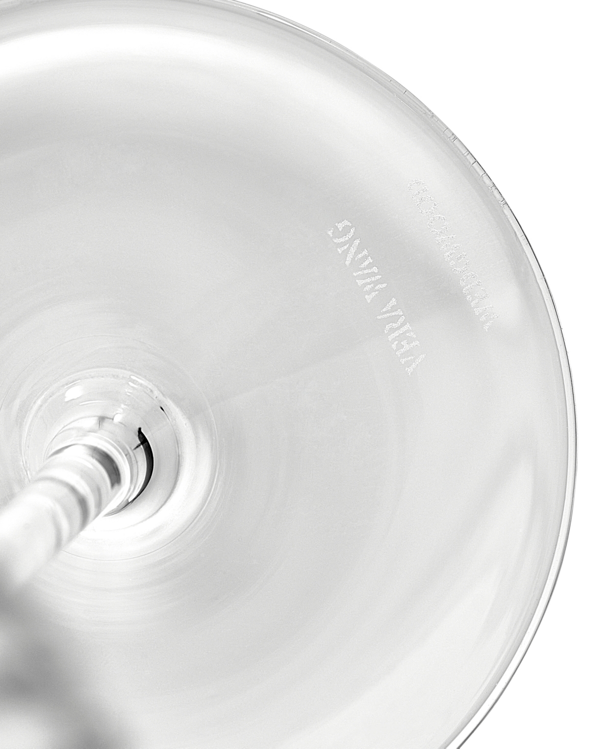 Vera Wang Wedgwood Swirl Flute Glass, Set Of 2 In Clear