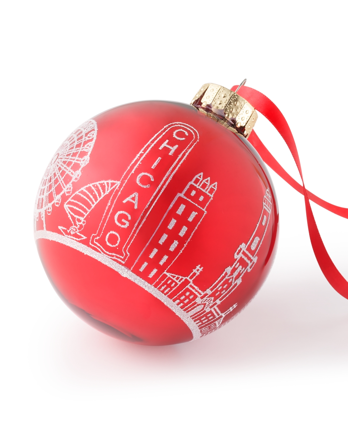 Holiday Lane Chicago Red Ferris Wheel Ornament, Exclusively At Macy's In No Color