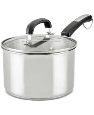 Farberware Brilliance Stainless Steel 3-Qt. Saucepan with Lid - Macy's