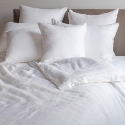 100% French Linen Throw Pillow Sham - 20" X 20"