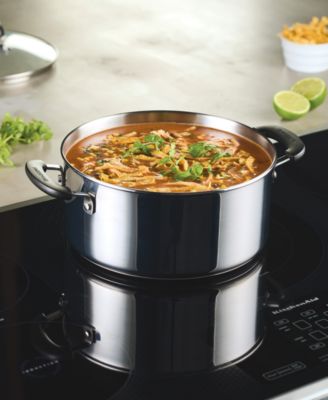 Brilliance Stainless Steel 5-Qt. Dutch Oven with Lid