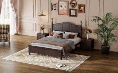 Full Size 3-Piece Wood Bedroom Set