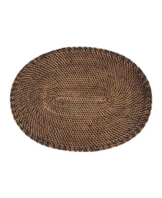 Woven Rattan Placemats Set of 4,14"x19"