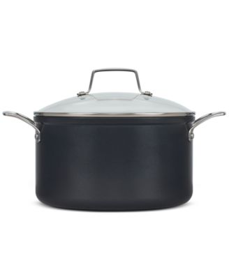 Essential Nonstick Ceramic 6.3-Qt. Stockpot with Glass Lid
