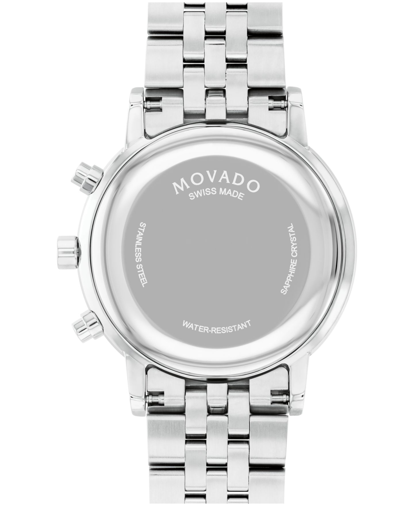 Мужские швейцарские кварцевые часы-хронограф Movado Museum Classic из стали, 42 мм — фото 4