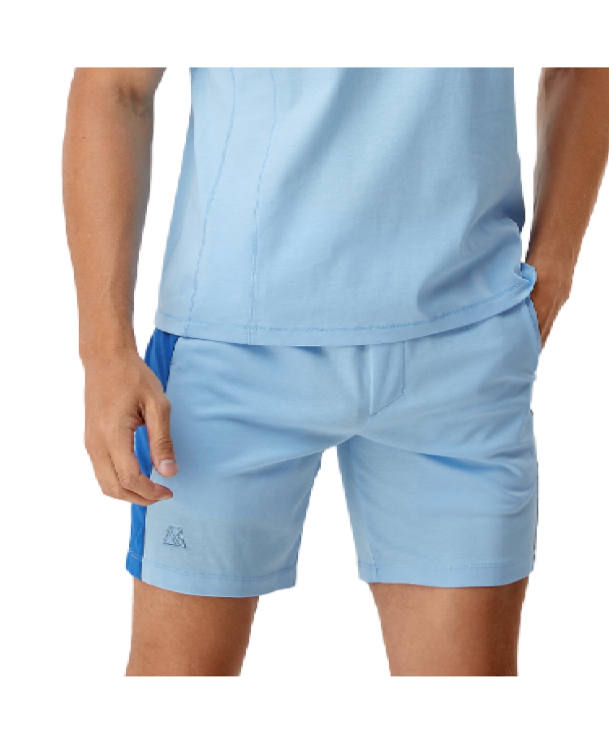 Men's Bellemere Men s Two-Tone Cotton Shorts - Blue