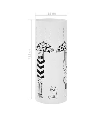 Umbrella Stand Women Steel White