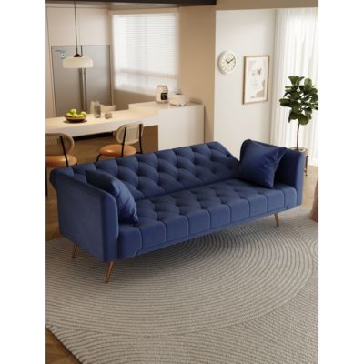 71" Convertible Double Folding Living Room Sofa Bed