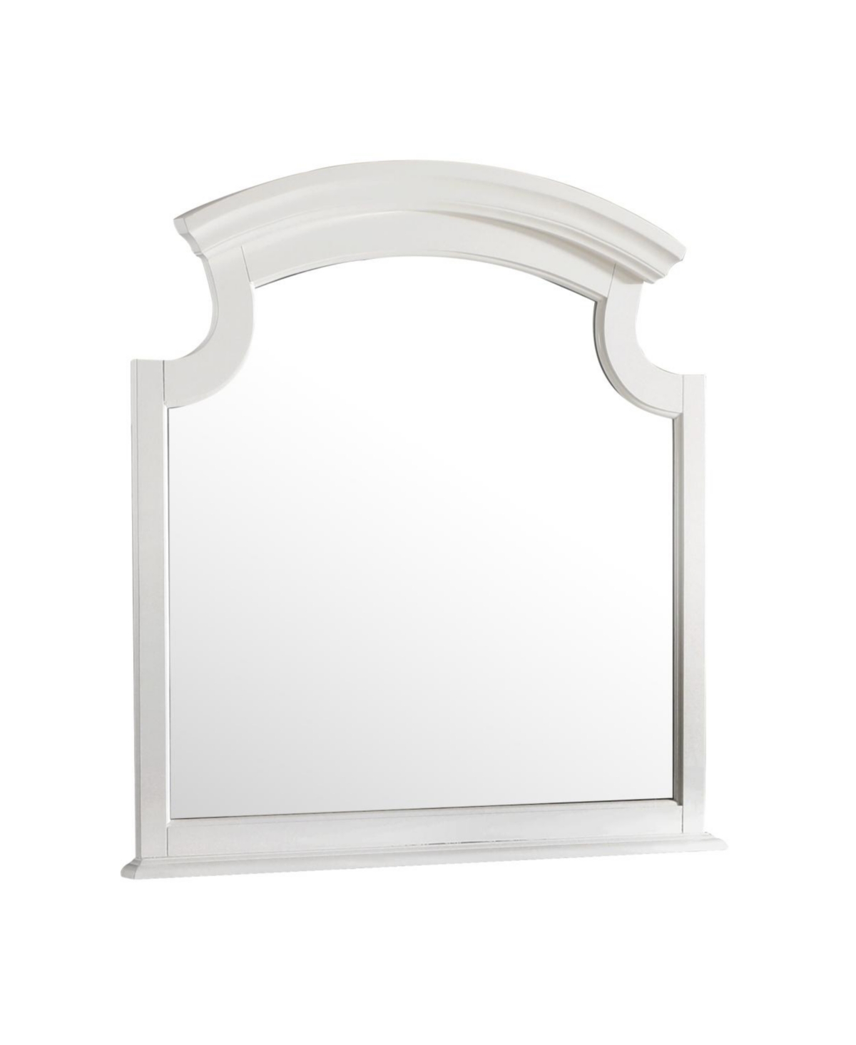 Summit Mirror, White - White