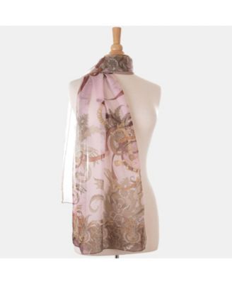 Alessandra - Long Sheer Silk Scarf for Women