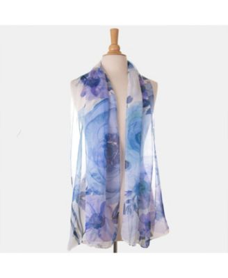 Campo de' Fiori - Long Sheer Silk Scarf for Women