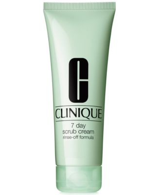 Laatste viel schoonmaken Clinique 7 Day Face Scrub Cream Rinse-Off Formula, 3.4 fl oz & Reviews -  Skin Care - Beauty - Macy's