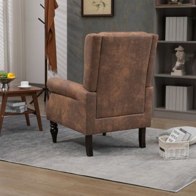 Wood Frame Armchair, Modern Accent Chair Lounge Chair