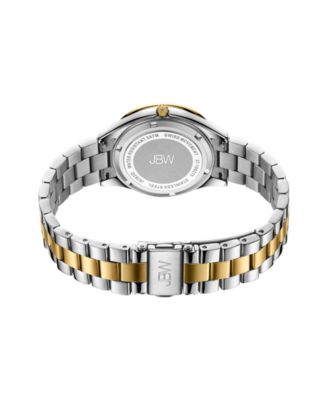 Women's Cristal Diamond (1/8 ct. t.w.) Watch in 18k Gold-plated Two Tone Stainless-steel Watch 38mm