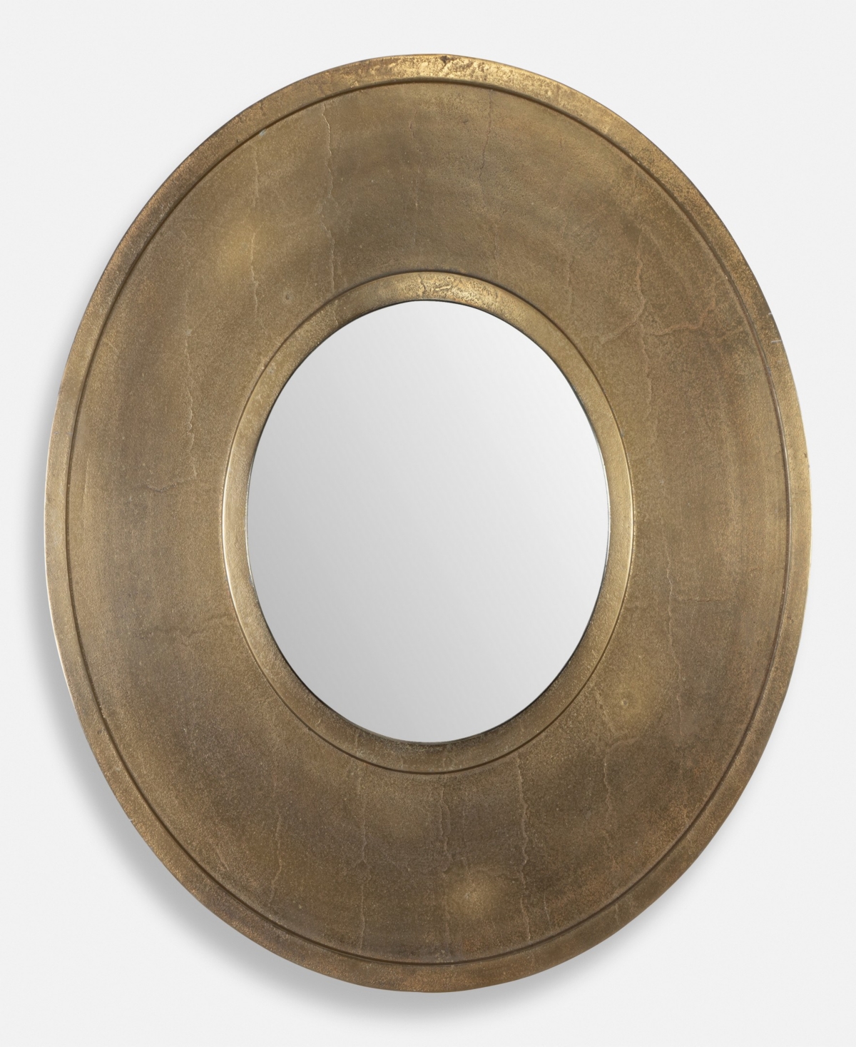 Axel Round Mirror - Brass