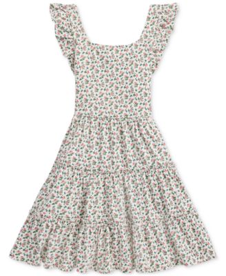 Polo Ralph Lauren - Big Girls Mariel Floral Tiered Cotton Jersey Dress