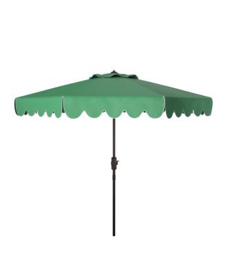 Venice Single Scallop 9Ft Crank Outdoor Push Button Tilt Umbrella