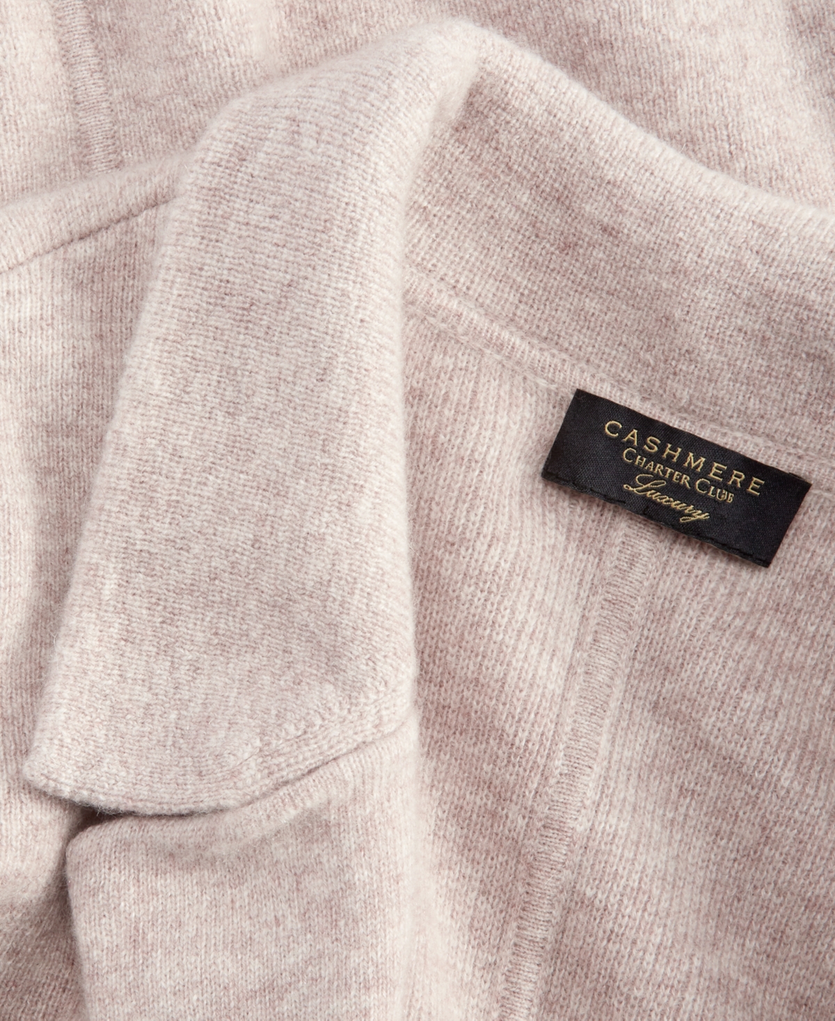 Charter Club Plus Size 100% Cashmere Blazer, Created for Macy's