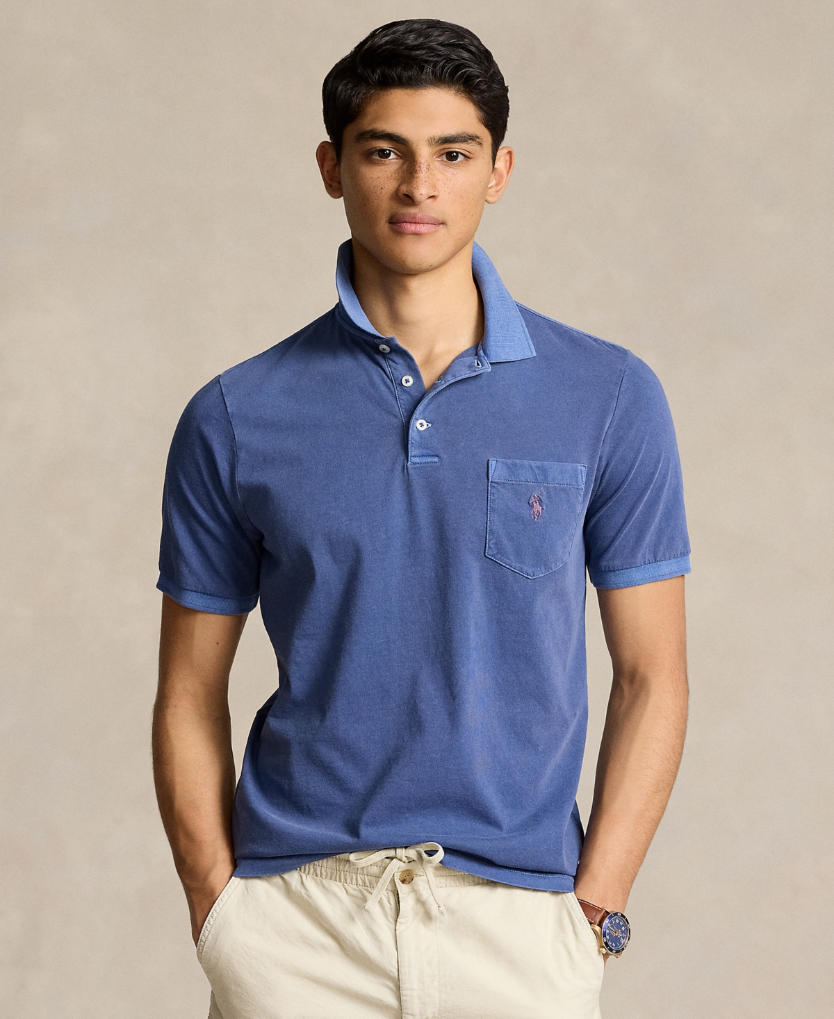 Polo Ralph Lauren Men's Classic-Fit Garment-Dyed Polo Shirt
