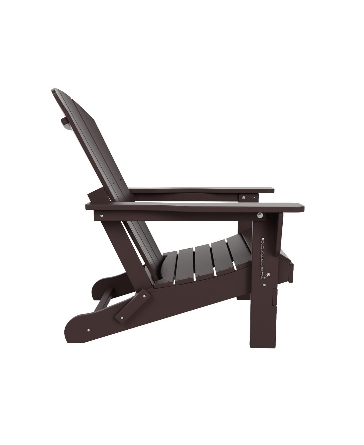 WestinTrends 7 Piece Set Outdoor Folding Adirondack Chairs with Coffee Table Side Table