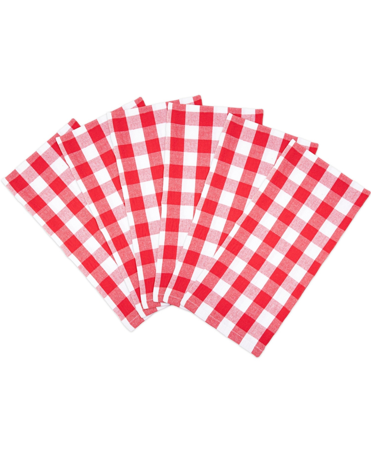 Buffalo Plaid Kitchen Towels (6 Pack), 20x30 in., 100% Cotton, Color Options - Beige