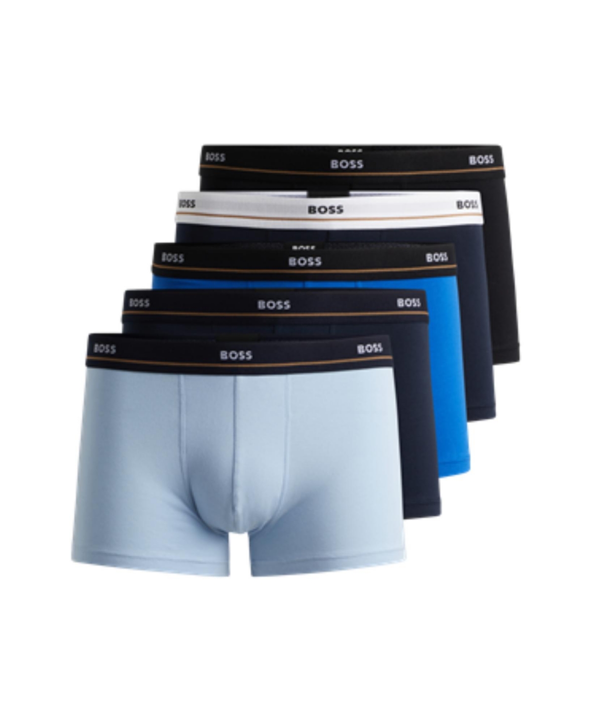 Boss by Hugo Boss Men's 5-Pack Trunk Essential Underwear