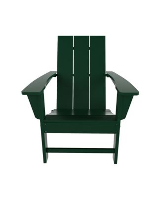 Modern Outdoor Folding Adirondack Chair (Set of 2)