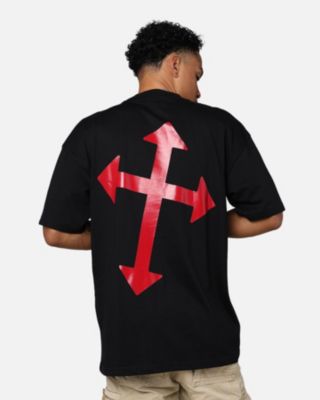 Men's Ssix Drop Shoulder T-Shirt, Black - XLarge