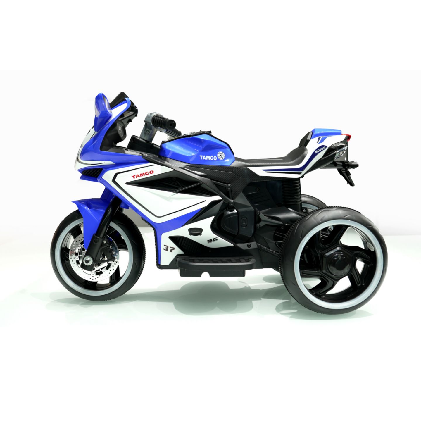 Детская игрушка Streamdale Furniture Electric Ride-On Motorcycle with Music, 3–4 года, цвет: Синий — фото 11