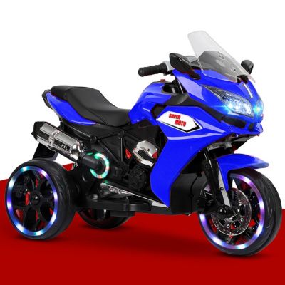 Streamdale Kids Electric Motorcycle with Three Lighting Wheels