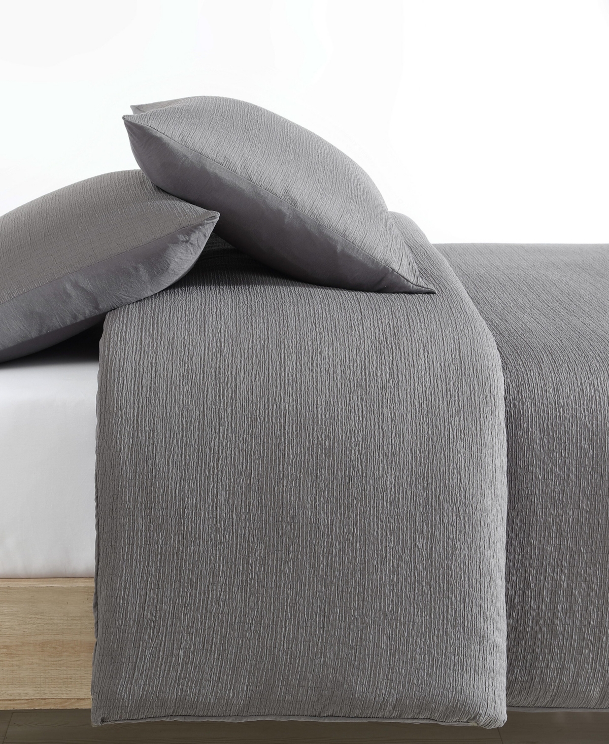 Calvin Klein Seersucker 3 Piece Comforter Set