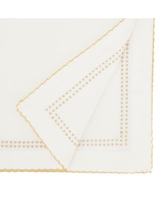 Detailed Edge Embroidery Table Runner, 16"x72"