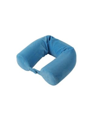 Mirage Luggage Snuggle Velvet Twist Memory Foam Travel Neck Pillow - Macy's