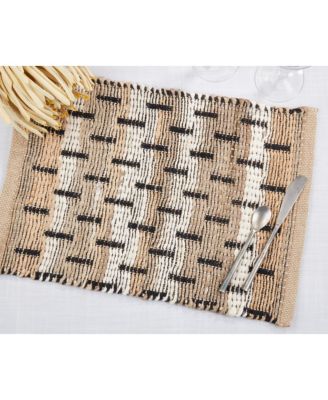 Shop Saro Lifestyle Tailored Stripe Collection In Natural