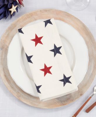 Saro Lifestyle Patriotic Collection In Red,white,blue